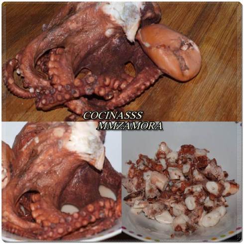 pulpo cocido